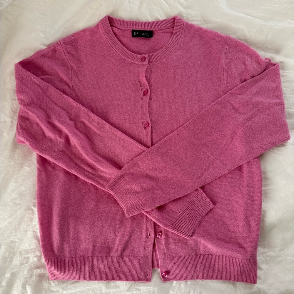 Gap pink cardigan